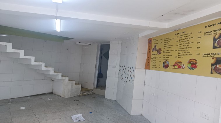 Cho thuê MBKD phố Chân Cầm ( góc Phủ Doãn), Hà Nội. Dt 30m - 2 tầng, MT 4m - Giá 24 Triệu